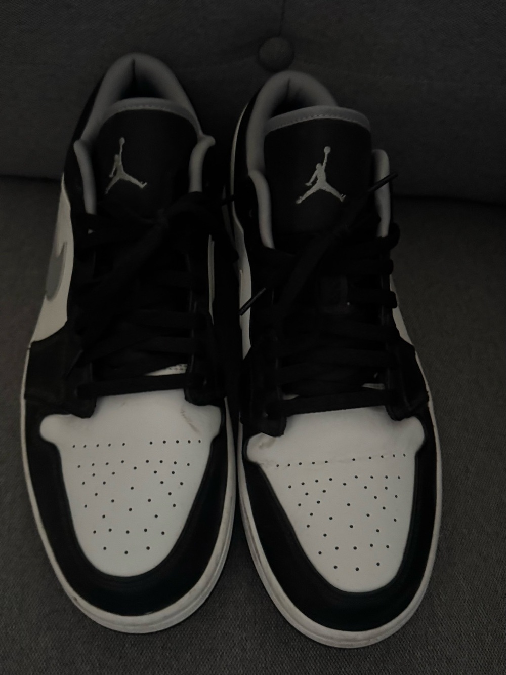 Nike Air Jordan Low Top Sneakers - Black & White